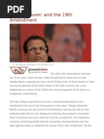 Naya Qanoon' and The 19th Amendment