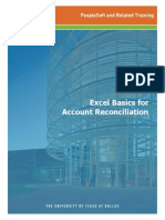 Training Guide Excel Basics AcctRecon