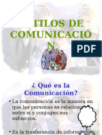 ESTILOS DE COMUNICACIÓN