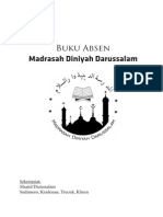Madrasah Diniyah Darussalam: Buku Absen
