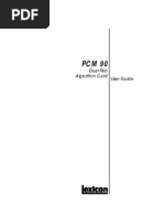 Lexicon PCM 90 Owners Manual