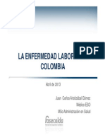 4 Enfermedad Laboral en Colombia Fasecolda