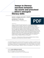 Pathways To Literacy: Connections Between Family Assets and Preschool Children's Emergent Literacy Skills