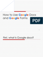 How to Use Google Docs and Google Forms