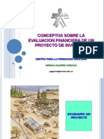 Conceptos Sobre La Evaluacion Financiera de Un Plan Ajustado