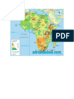 Mapa Fisico Africa