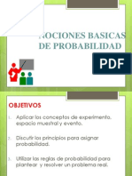 Tema: Probabilidades 2015 Curso: Estadística