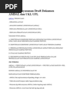 Download Contoh Penyusunan Draft Dokumen AMDAL Dan UKL UPL by chokyms SN260337924 doc pdf
