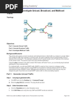 8.1.3.8 Packet Tracer - Investigate Unicast, Broadcast, and Multicast Traffic Instructions (Respuestas) PDF