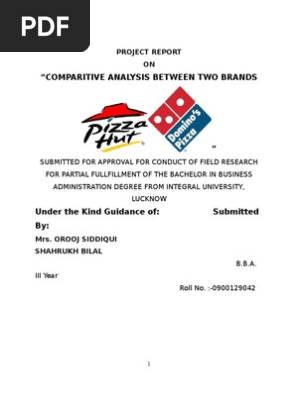 Pizza Hut Domino’s.docx