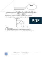 Quiz MM f5 Gradient and Area Under A Graph