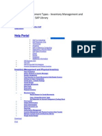 Copy, Change Movement Types - Inventory Management and Physical Inventory - SAP Library