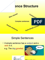 Sentence Structure Year 7 Sand