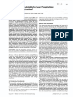 Origin of The Nonhydratable Soybean Phosphatides: Whole Beans or Extraction?