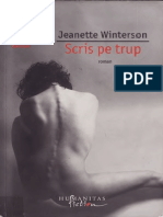 Jeanette Winterson - Scris Pe Trup