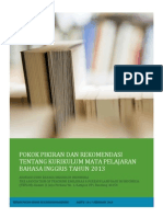 Pokok Pikiran Dan Rekomendasi Kurikulum 2013 Final