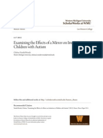 Examining The Effects of A Mirror On Imitation in Children With A Bella's Tajuk