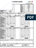 Site Change Order