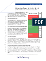 Disinfection Team Chlorine PH Factsheet
