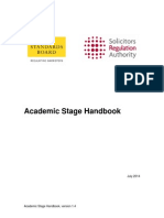 Academic Stage Handbook Version