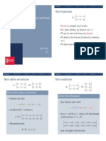 Matrix Algebra