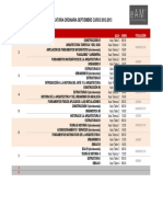 Calendario de Examenes Ordinarios Septiembre 201213