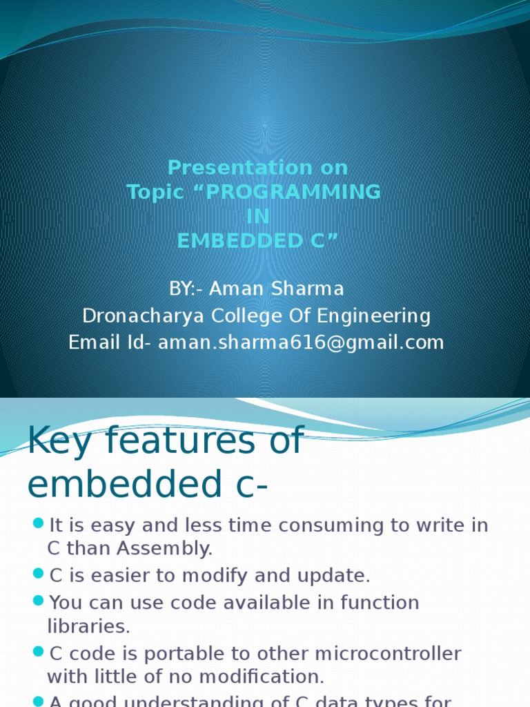 Presentation On Topic 