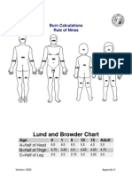 Lund and Browder Chart: Burn Calculations Rule of Nines