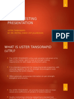 Textile Testing Presentation On Uster Tansorapid by Pritpal Singh
