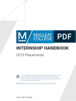Internship Handbook
