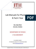 Lab Manual for Physicsrtret