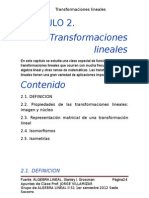 Transformaciones Lineales