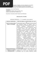 GRELHA 01 -BRESSER PREREIRA, L. C. A verdade e seus objetos 