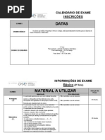 Info Exames