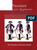 Prussian Musketeer Regiments of the War of Austrian Succession and Seven Years War
