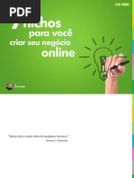 7 Nichos Para Vocˆ Criar Seu Neg¢cio Online