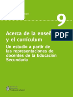 Acerca de La Enseñanza y El Curriculum Serie en Debate 9