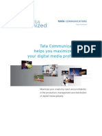 Tata Communications Global Media and Entertainment Brochure