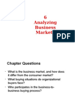 6 Analyzing Business Markets