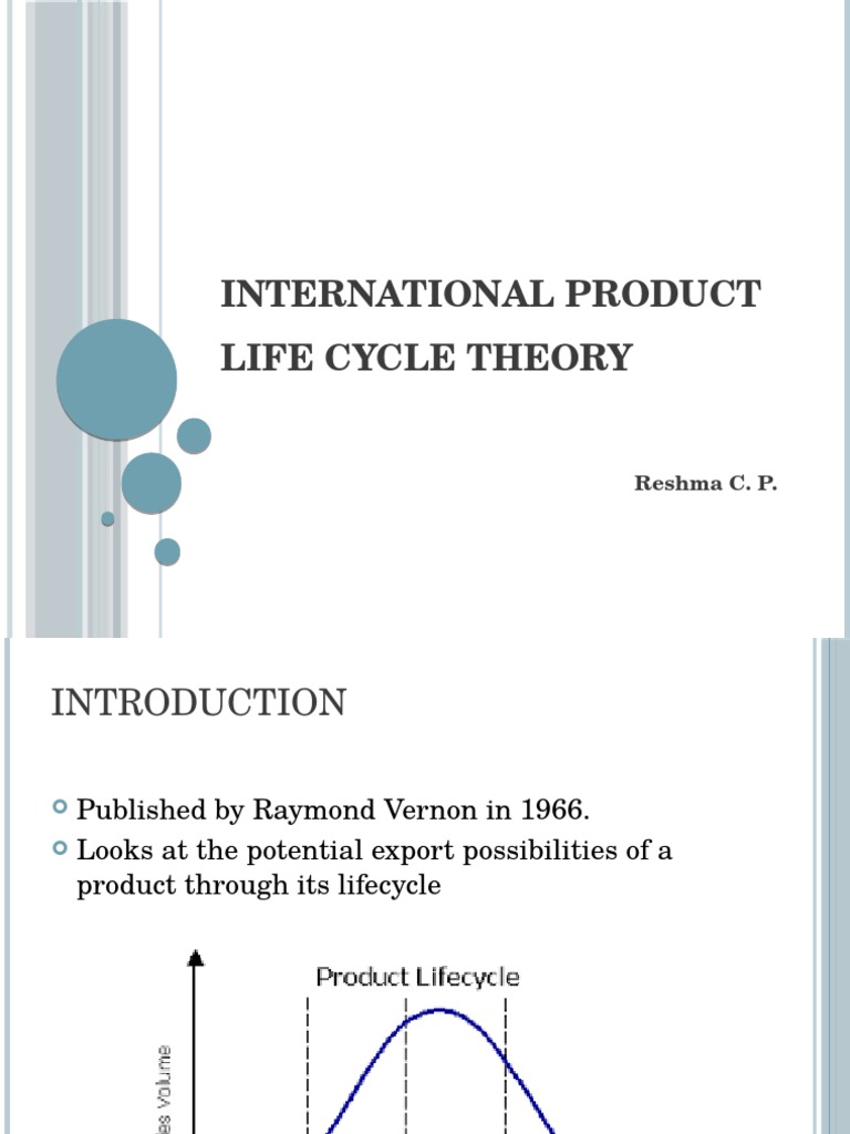 International Product Life Cycle Theory | PDF