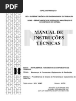 MIT 161703-Procedimentos de Ensaios de Ferramentas e Equipamentos de Linha Viva