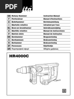 Makita hr4000c Parts Manual