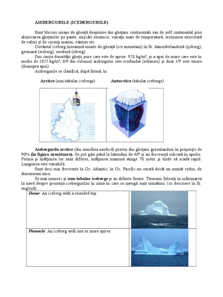 Iceberg Ice | PDF