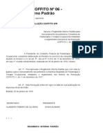 Aprovação do Regimento Interno Padrão para Conselhos Regionais de Fisioterapia e Terapia Ocupacional