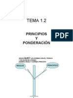 Reglas, Principios, Ponderacion