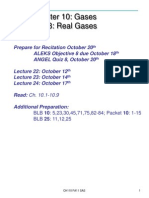 Lecture Real Gases PDF