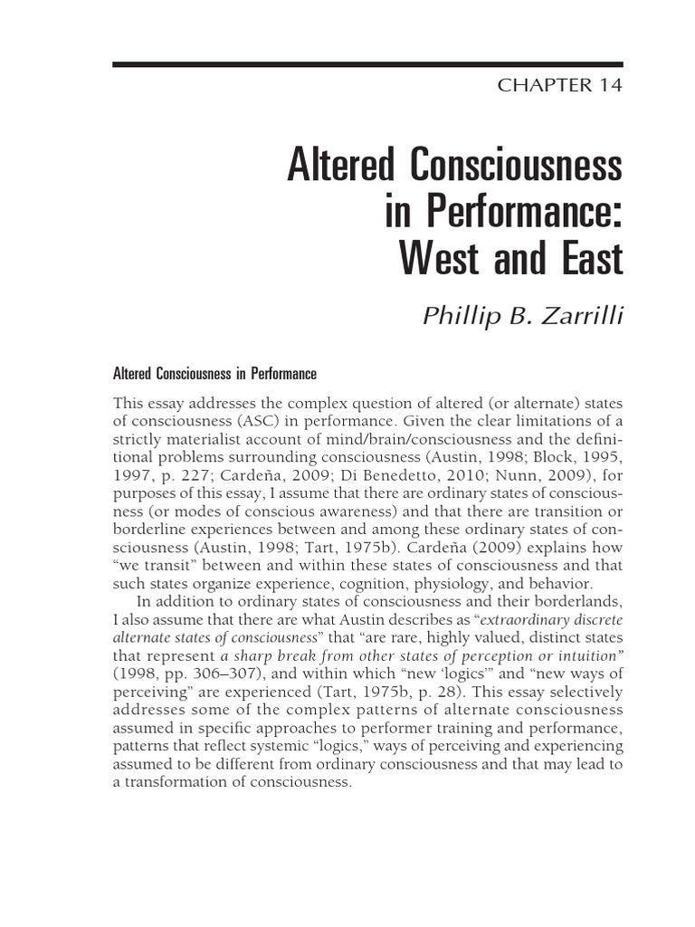 Essay about consciousness in psychology image