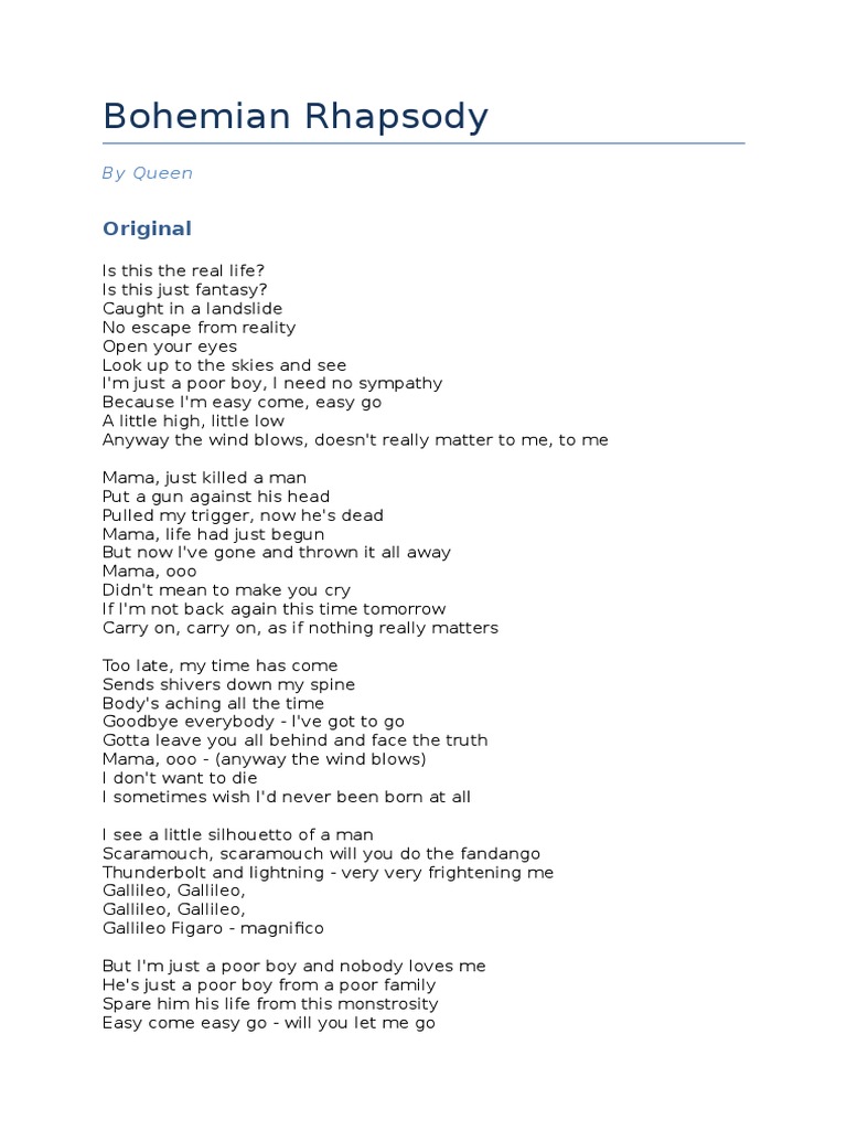 Bohemian Rhapsody