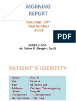 Morning Report Reagan 1 Okt 2014