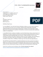 Statutory Declaration Pope Francis Registered Mail RB 195 358 677 US
